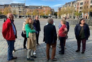 VISITE GUIDEE INSOLITE DE LEUVEN AVEC EN POINT D'ORGUE:LA BIBLIOTHEQUE